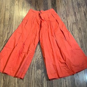 RUJUTA SHETH FRIDA PANTS ORANGE COTTON XS 26”